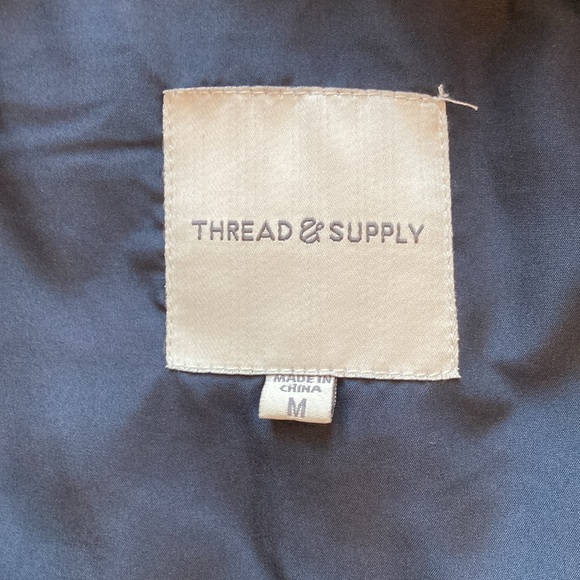 NWOT - Thread & Supply quilted vest. Size Medium. - Picture 11 of 13